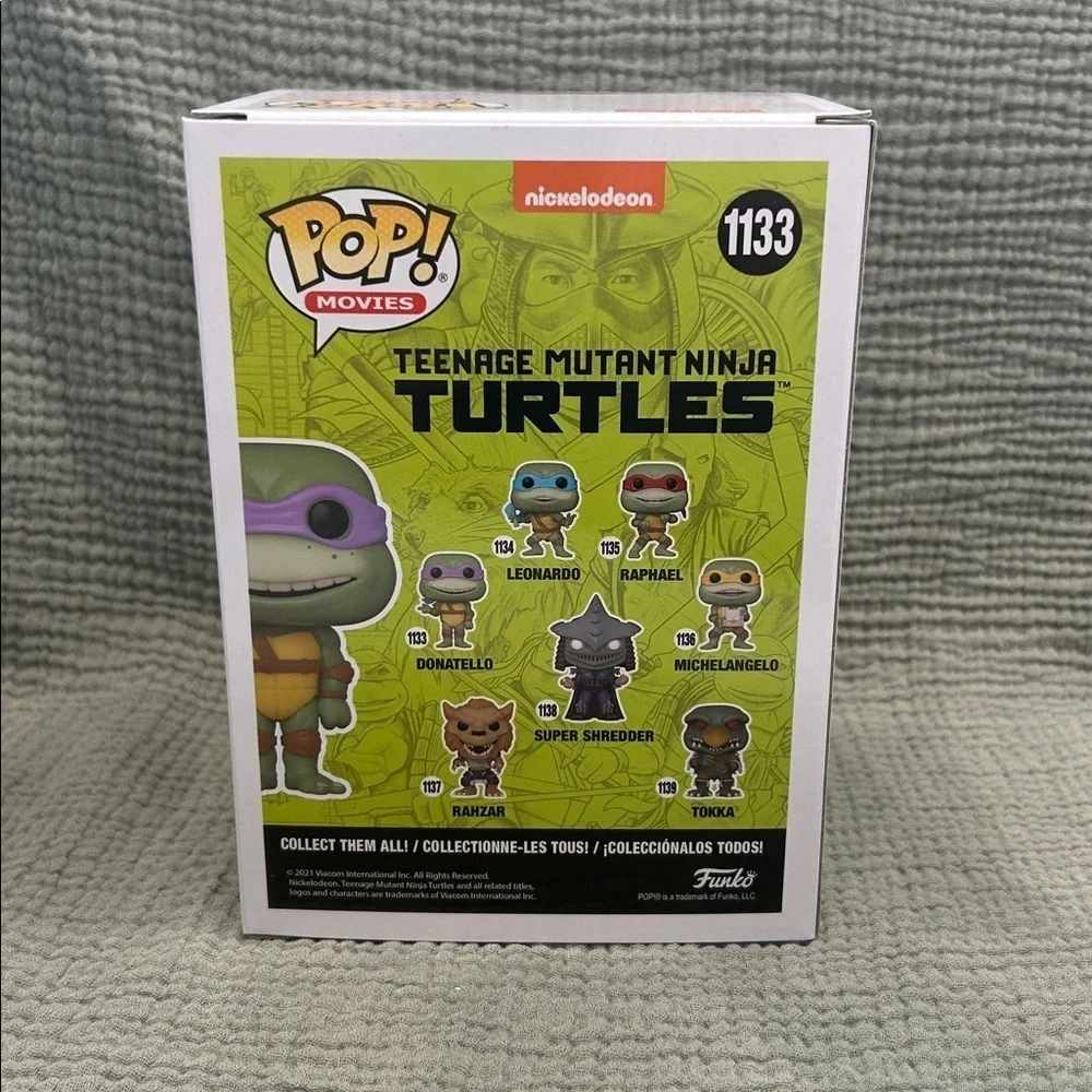 Funko POP nickelodian Teenage Mutant Ninja Turtles Donatello 1133 NEW